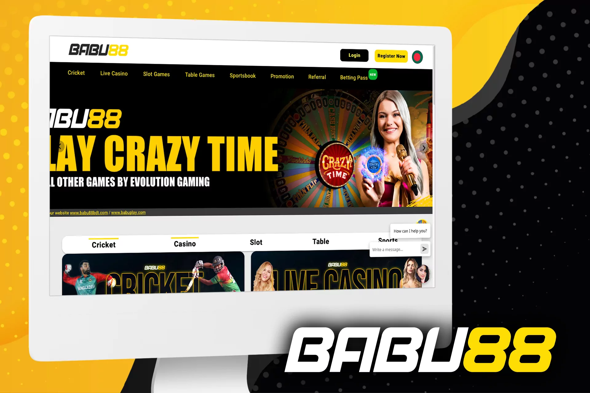 Download the Babu88 desktop version on your laptop.