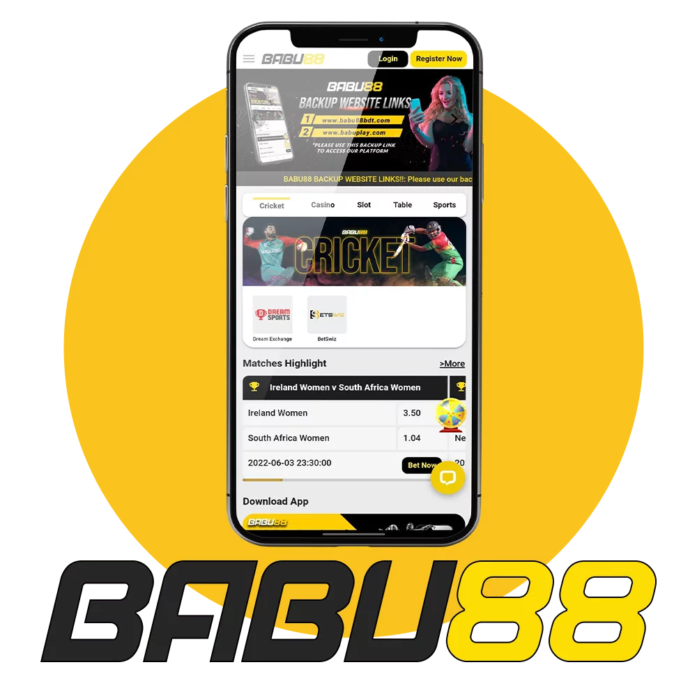 Download and install teh Babu88 mobile app on your smartphone.