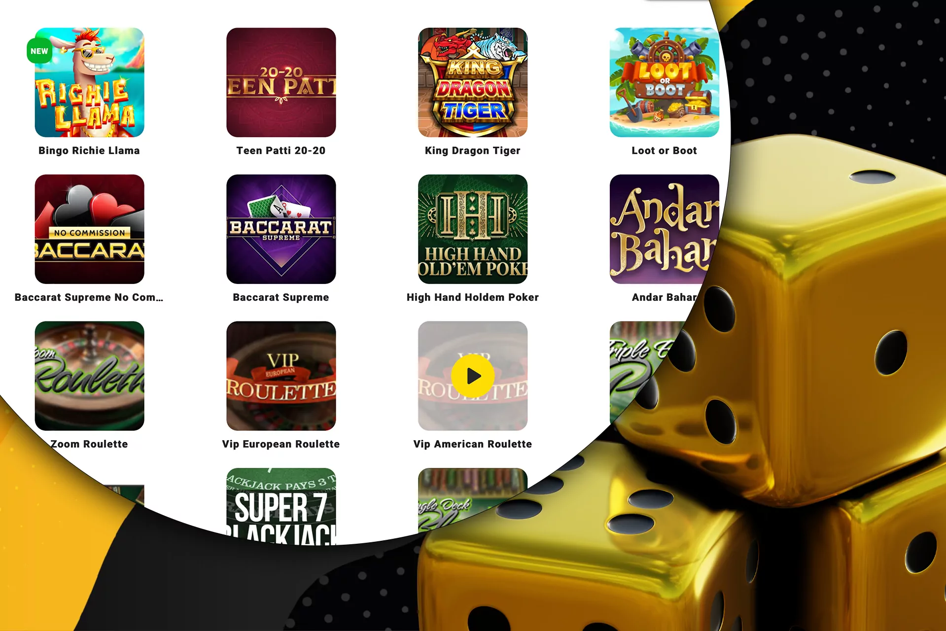 Babu88 offers popular board games like poker, baccarat, blackjack, and others.