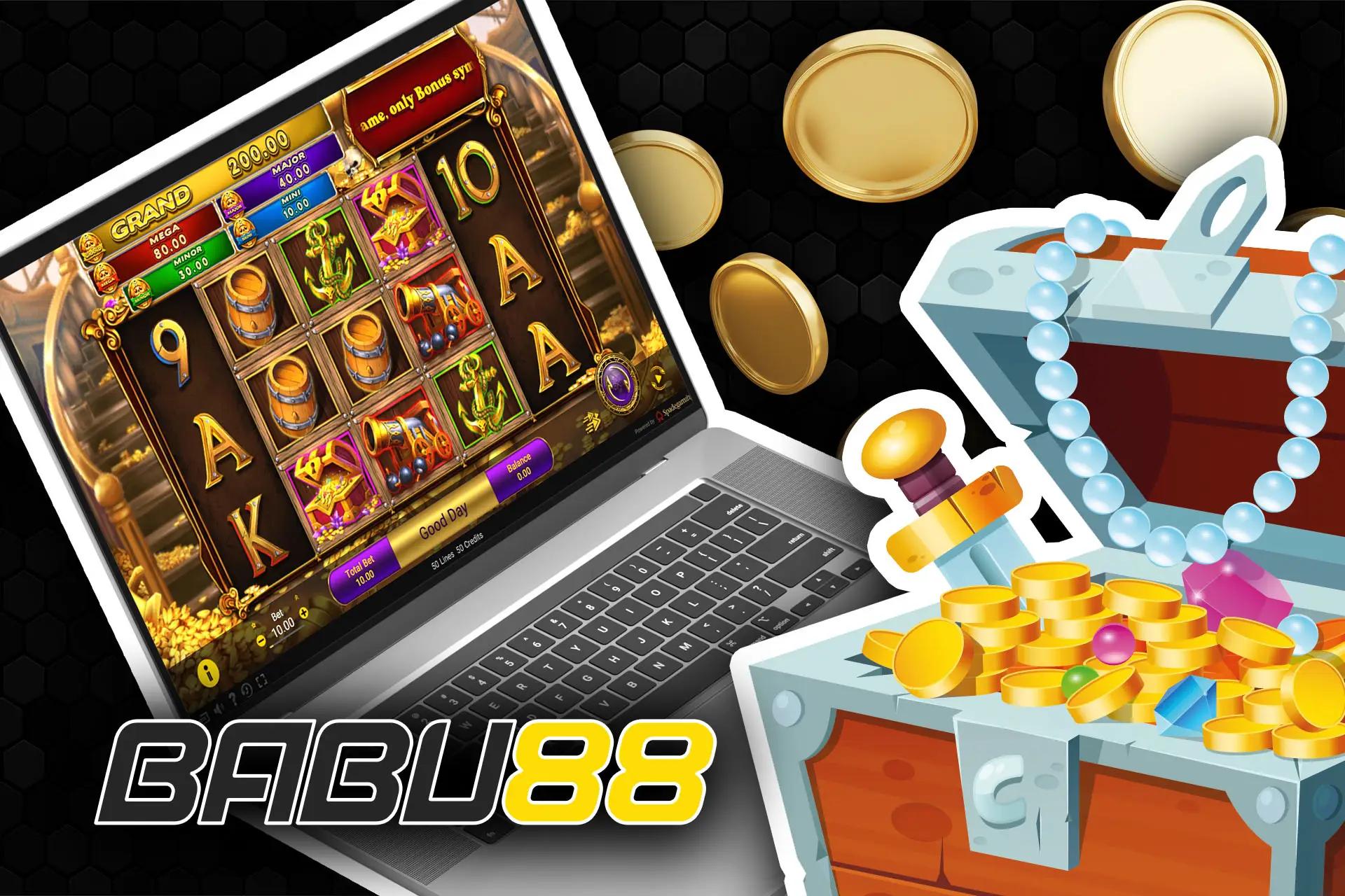 The pirates-themed game on the Babu88 casino.