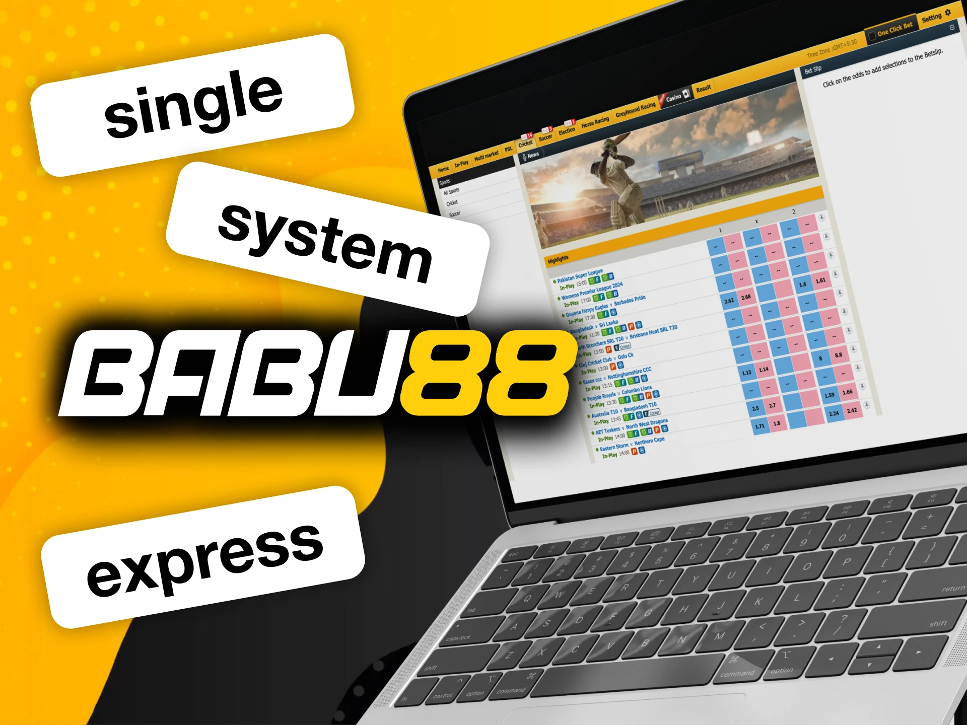 What betting options does Babu88 online casino offer for IPL.