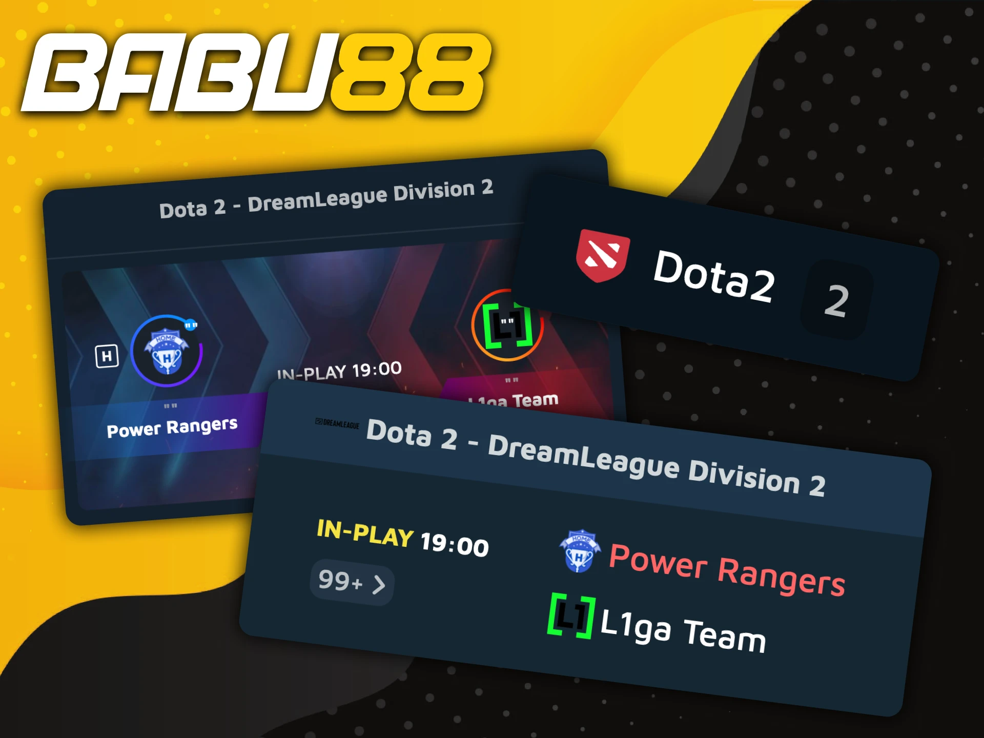 Dota 2 is available for betting for cybersports amateurs at Babu88.