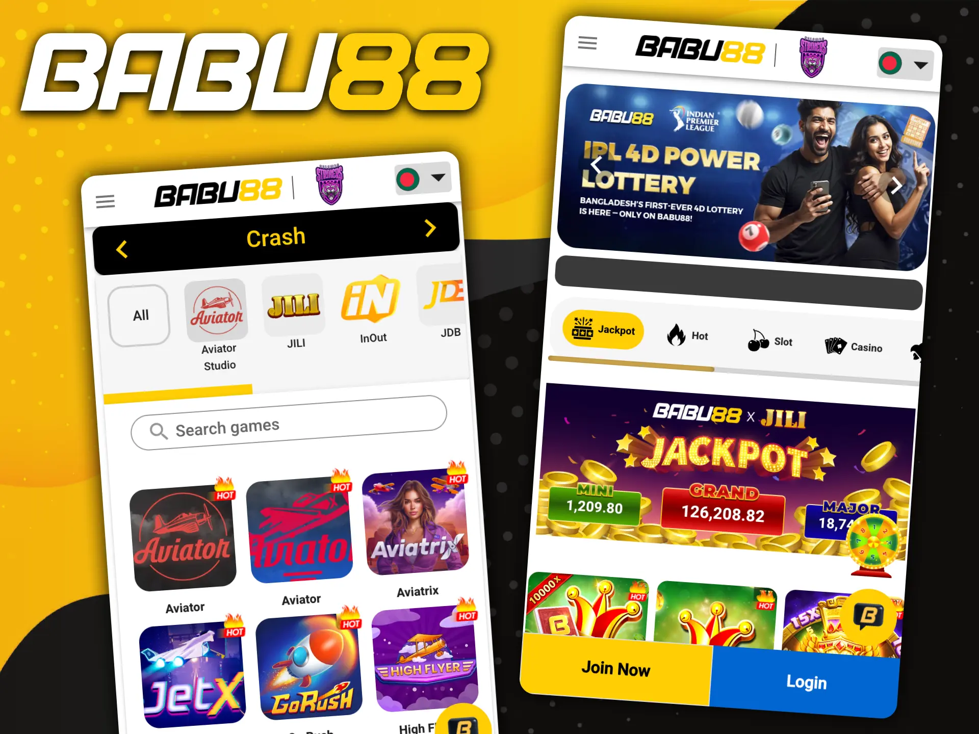Use Babu88 mobile website version if you don't want to download the app.